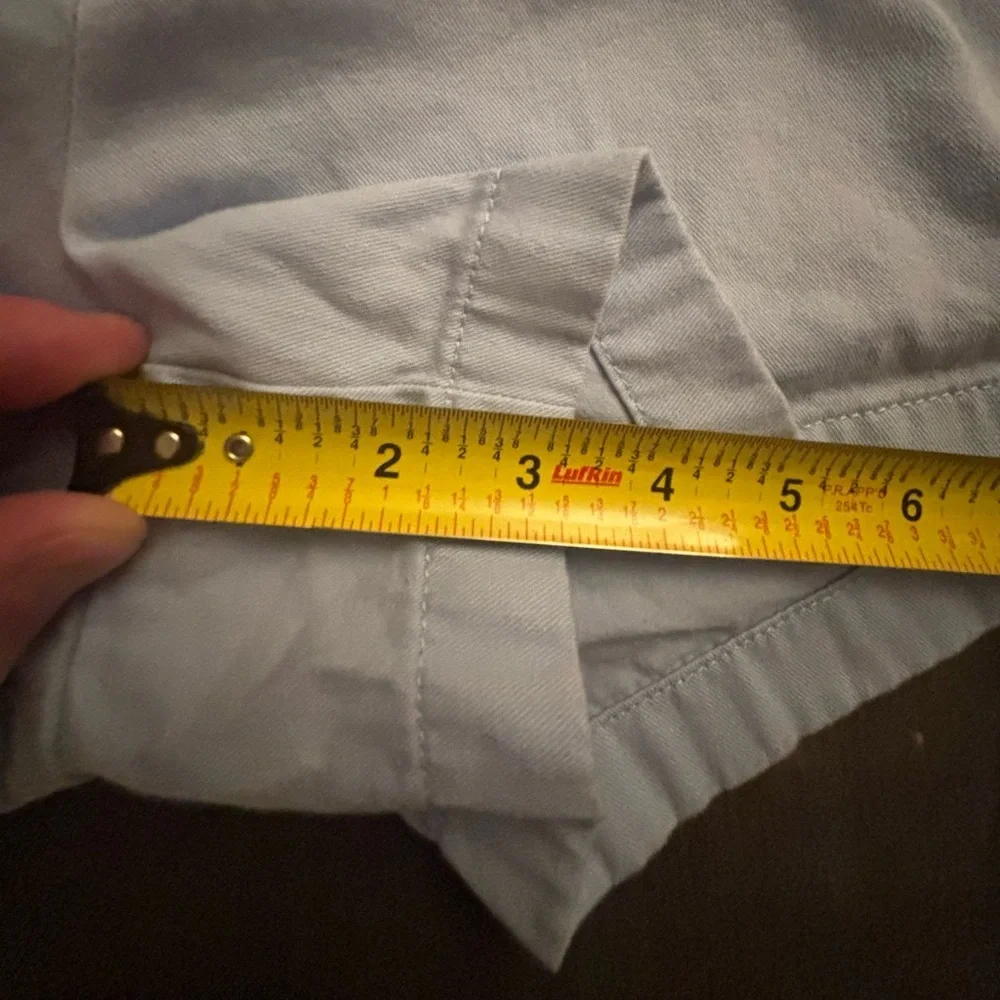 JCREW Women’s Light Blue Classic Chino Shorts Size 6 - Picture 9 of 14